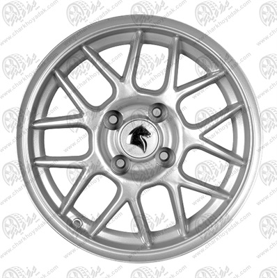 رینگ اسپرت سایز 15 لنزو کد 051 نقره ای نیریز ( پژو پارس،پژو 405،سمند ) 